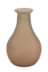 Váza LISBOA, 31cm, hnědá matná - Krsn vza zECO produkt VIDRIOS SAN MIGUEL 100% spotebitelsky recyklovan sklo s certifikac GRS.