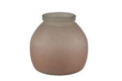 Váza MONTANA, 20cm|4,5L, hnědá matná - Krsn vza zECO produkt VIDRIOS SAN MIGUEL 100% spotebitelsky recyklovan sklo s certifikac GRS.