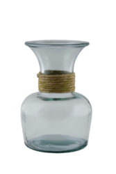 Váza s omotávkou CHICAGO, 1,25L, čirá - Krsn vza zECO produkt VIDRIOS SAN MIGUEL 100% spotebitelsky recyklovan sklo s certifikac GRS.