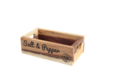 Přepravka na jídlo - Salt & Pepper, rustikální akát - Popis se připravuje - možno na dotaz
